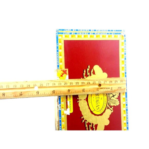 Partagas Wooden Cigar Boxes Empty Storage Lot of 2 Black Label Spanish Rosado - Picture 5 of 10